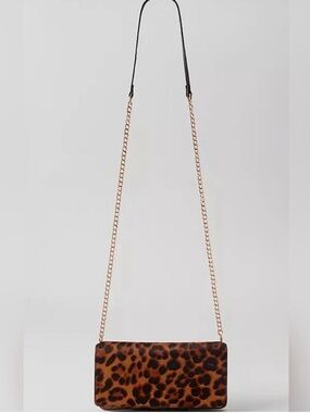 Haircalf Mini Crossbody Bag with Chain Strap